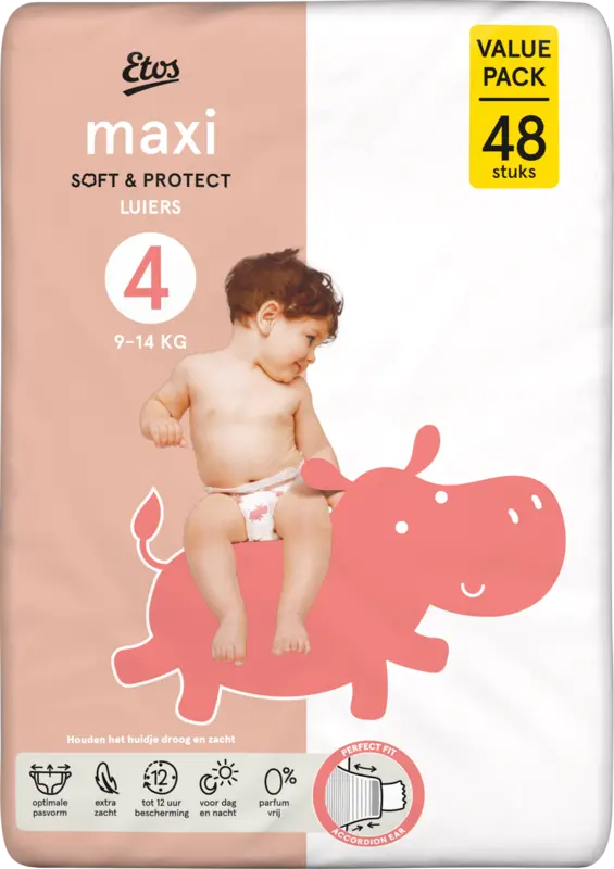 Etos Maxi Soft & Protect diapers size 4