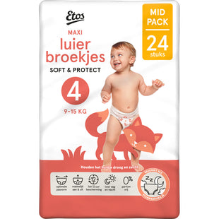 Etos Maxi luierbroekjes soft & protect 4