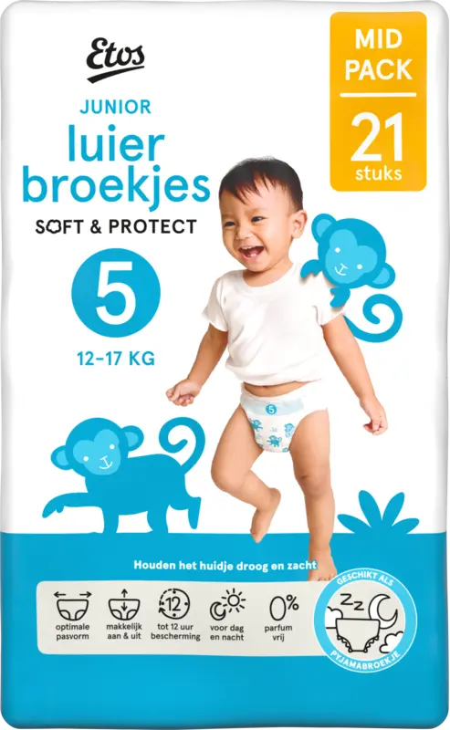 Etos Junior Windelpants Soft & Protect 5