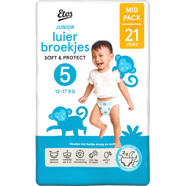 Etos Junior diaper pants soft & protect 5