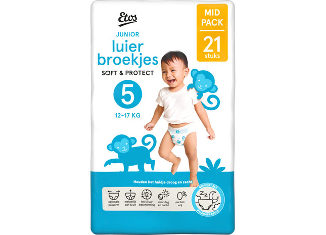 Etos Junior luierbroekjes soft & protect 5