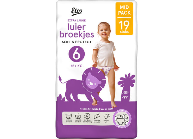 Etos Luierbroekjes soft & protect maat 6