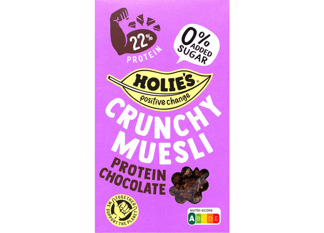 Holie's Crunchy muesli protein chocolate