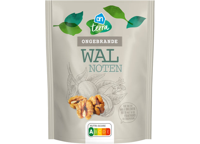 Walnoten ongebrand