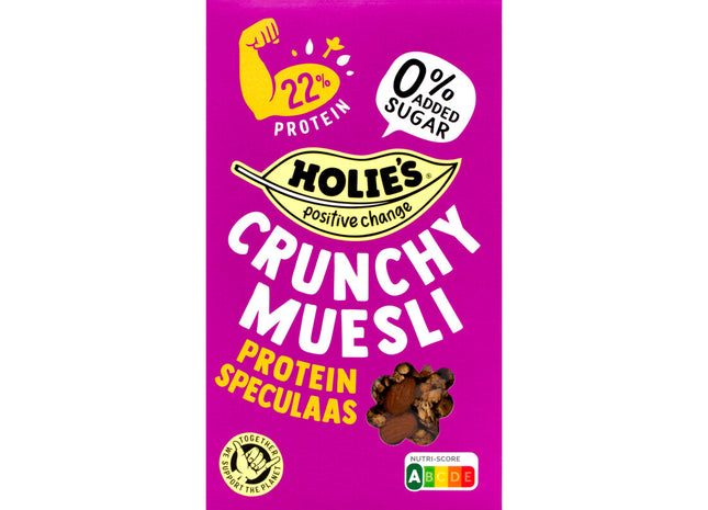 Holie's Crunchy muesli protein speculaas