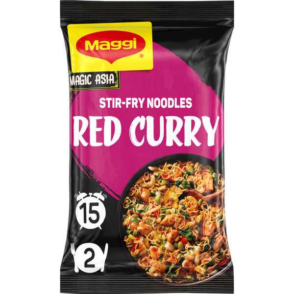 Maggi Stir-fry noodles red curry