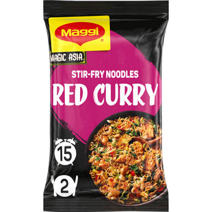 Maggi Stir-fry noodles red curry