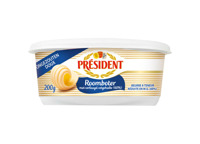 Président Roomboter ongezouten