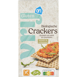 Glutenvrij Biologisch crackers sesam & chiazaad
