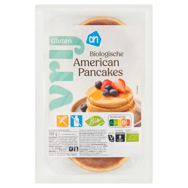 Glutenfreie Bio American Pancakes