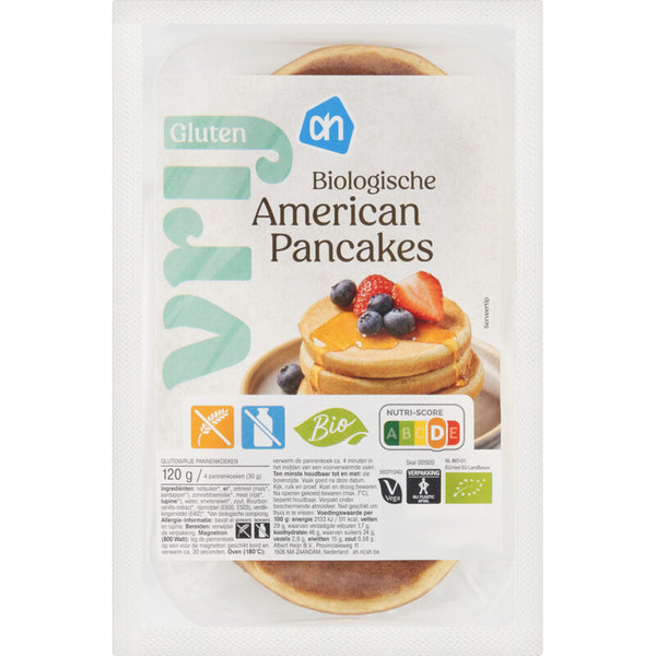 Glutenvrij Biologisch American pancakes
