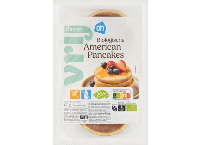Glutenvrij Biologisch American pancakes