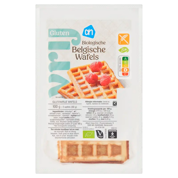 Glutenfreie Belgische Bio-Waffeln