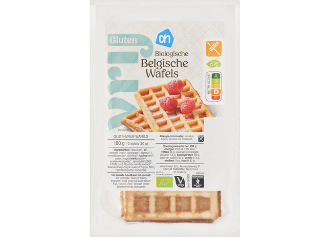 Glutenvrij Biologische Belgische wafels