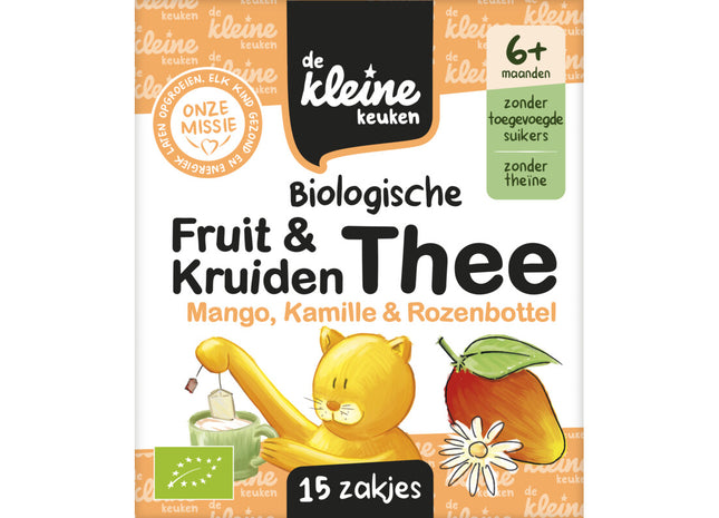 De Kleine Keuken Biologische fruit & kruidenthee 6m+