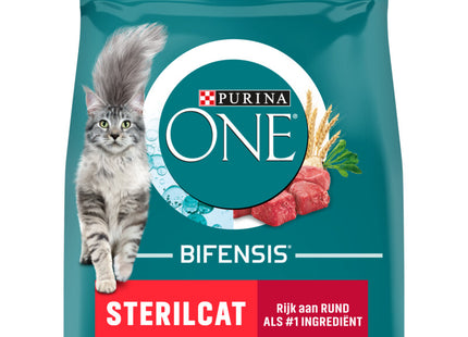Purina ONE Sterilcat reich an Rindfleisch