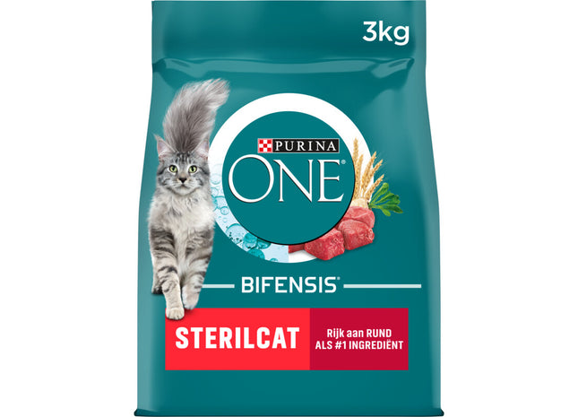 Purina ONE Sterilcat reich an Rindfleisch