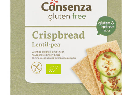 Consenza Cracker erwt linzen glutenvrij bio
