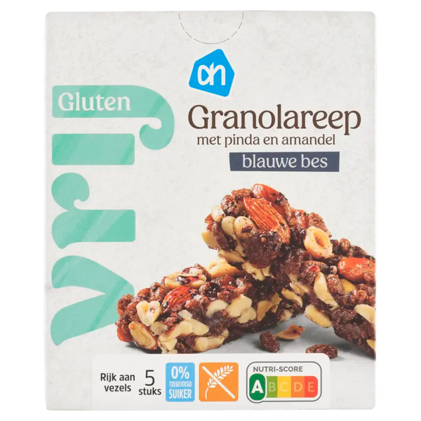 Gluten-Free Granola Bar Peanut and Almond Blueberry
