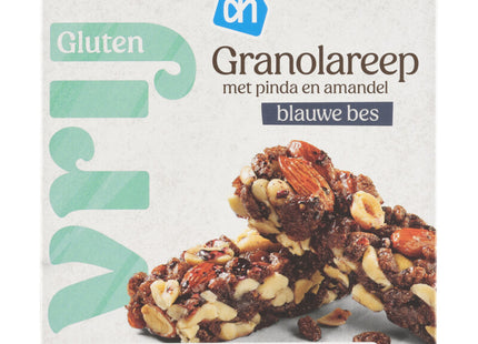 Glutenvrij Granolareep pinda en amandel blauwe bes