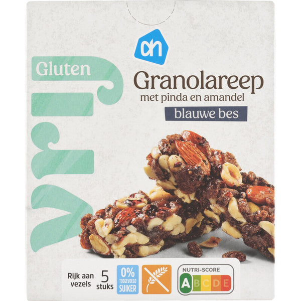 Gluten-Free Granola Bar Peanut and Almond Blueberry