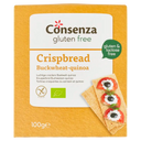 Consenza Buchweizen-Quinoa-Cracker glutenfrei bio