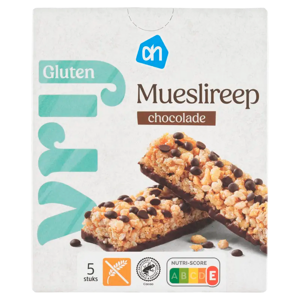 Glutenvrij Mueslireep chocolade