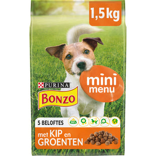 Bonzo Mini menu adult met kip en groenten