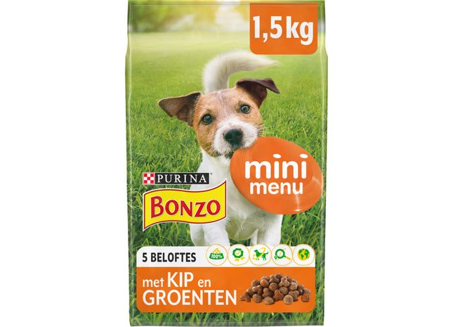 Bonzo Mini menu adult met kip en groenten