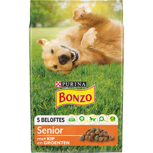 Bonzo Senior met kip en groenten