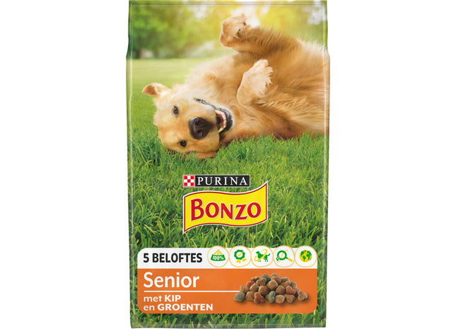 Bonzo Senior met kip en groenten