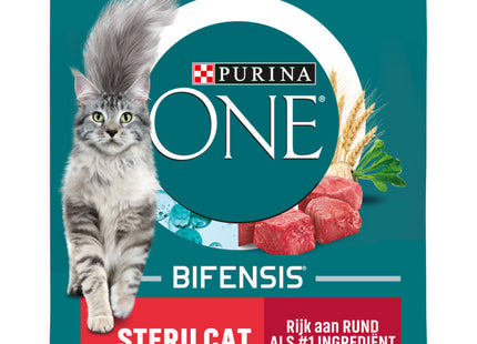Purina ONE Sterilcat reich an Rindfleisch
