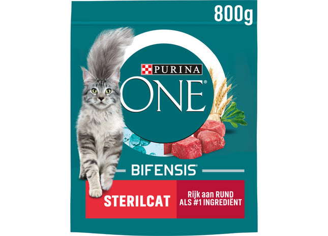 Purina ONE Sterilcat reich an Rindfleisch