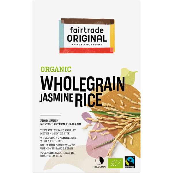 Fairtrade Original Organic wholegrain jasmine rice