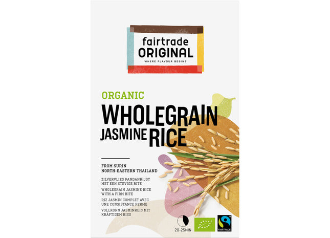 Fairtrade Original Organic wholegrain jasmine rice