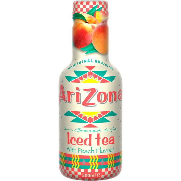 Arizona Iced tea with peach flavour