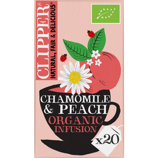 Clipper Chamomile peach organic infusion