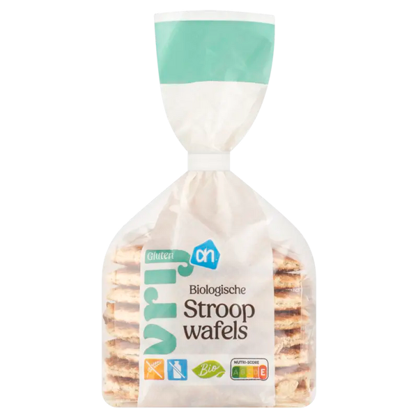 Glutenvrij Biologisch stroopwafels