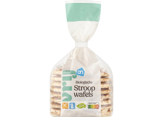 Glutenvrij Biologisch stroopwafels