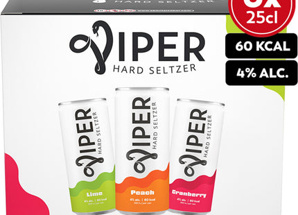 Viper Hard seltzer variety 6-pack
