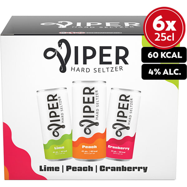 Viper Hard seltzer variety 6-pack