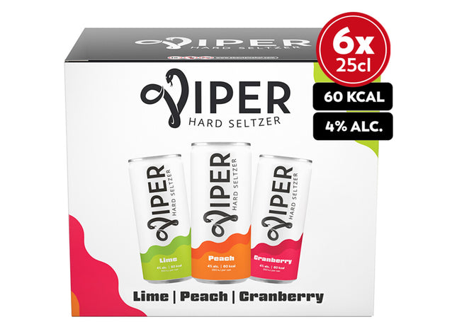 Viper Hard seltzer variety 6-pack