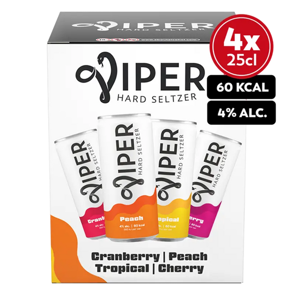 Viper Hard Seltzer Variety 4-Pack
