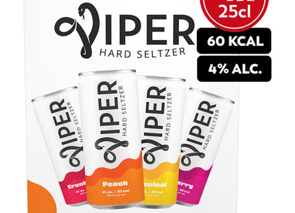Viper Hard seltzer variety 4-pack