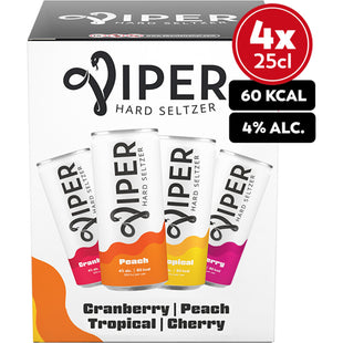 Viper Hard seltzer variety 4-pack