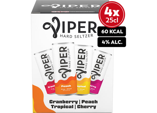 Viper Hard seltzer variety 4-pack