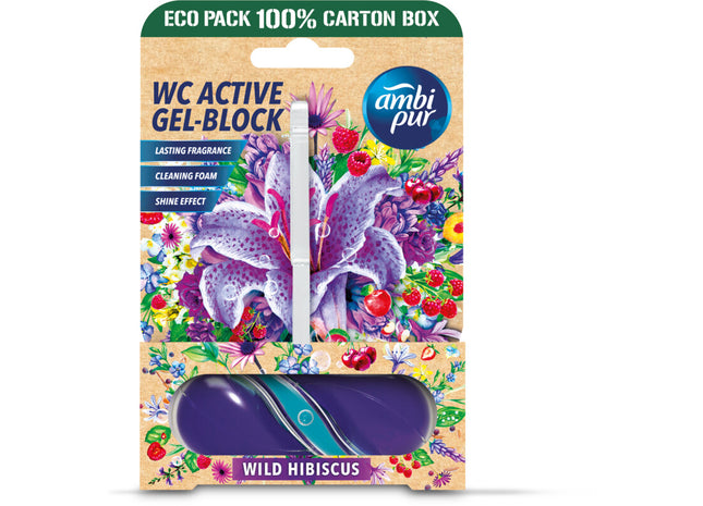 Ambi Pur Wc active tri-gel wild hibiscus