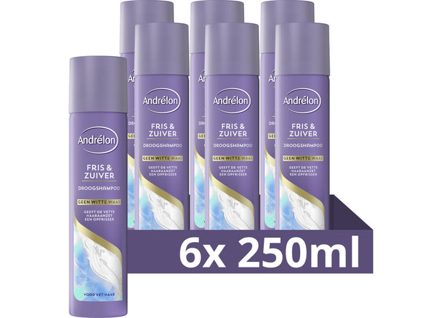 Andrélon Fresh &amp; Pure Trockenshampoo für fettiges Haar