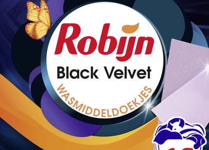 Robijn Wasmiddeldoekjes black