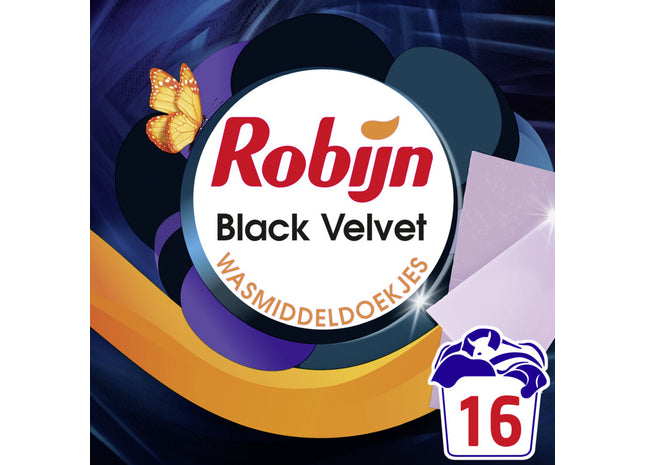 Robijn Wasmiddeldoekjes black